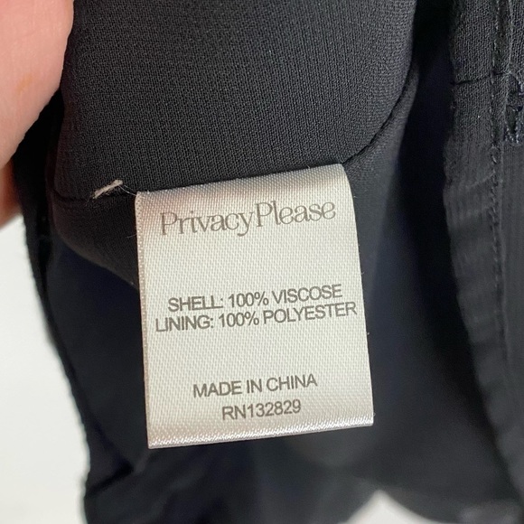 Privacy Please x Revolve Norval Off Shoulder Little Black Dress Womens Size XS - Picture 10 of 14